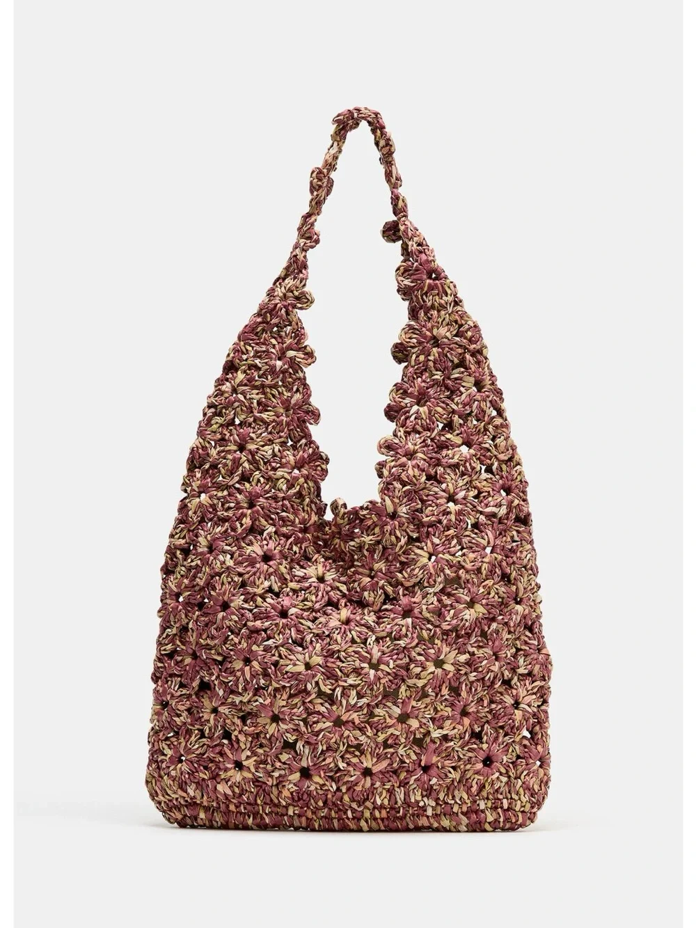 ZARA RAFIA BUCKET BAG